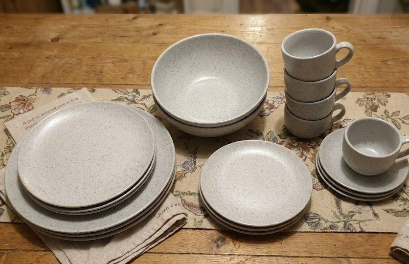 Aparelho De Jantar 20 Peças Concrete Alleanza
