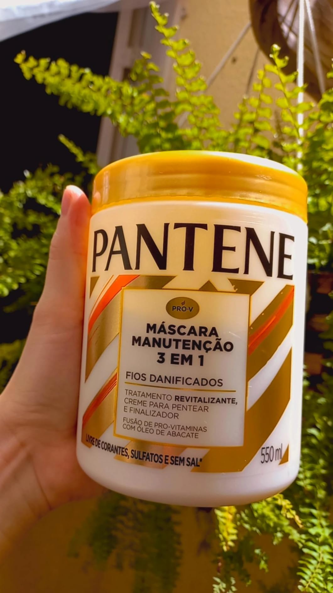 Pantene Pro-V Máscara Capilar 3 em 1 para Fios Danificados 550 ml