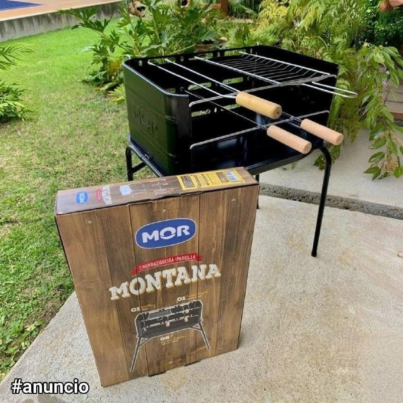 Churrasqueira Móvel Mor Montana 3005 54cmx35cmx64cm