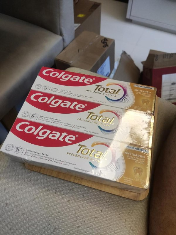 Creme Dental Colgate Total Anti Tártaro 3 unidades 90g