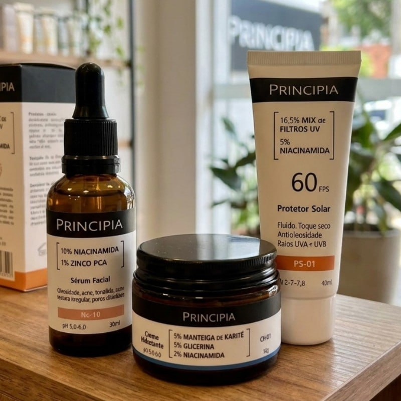 Principia Kit Uniformiza, Hidrata E Protege Fps 60