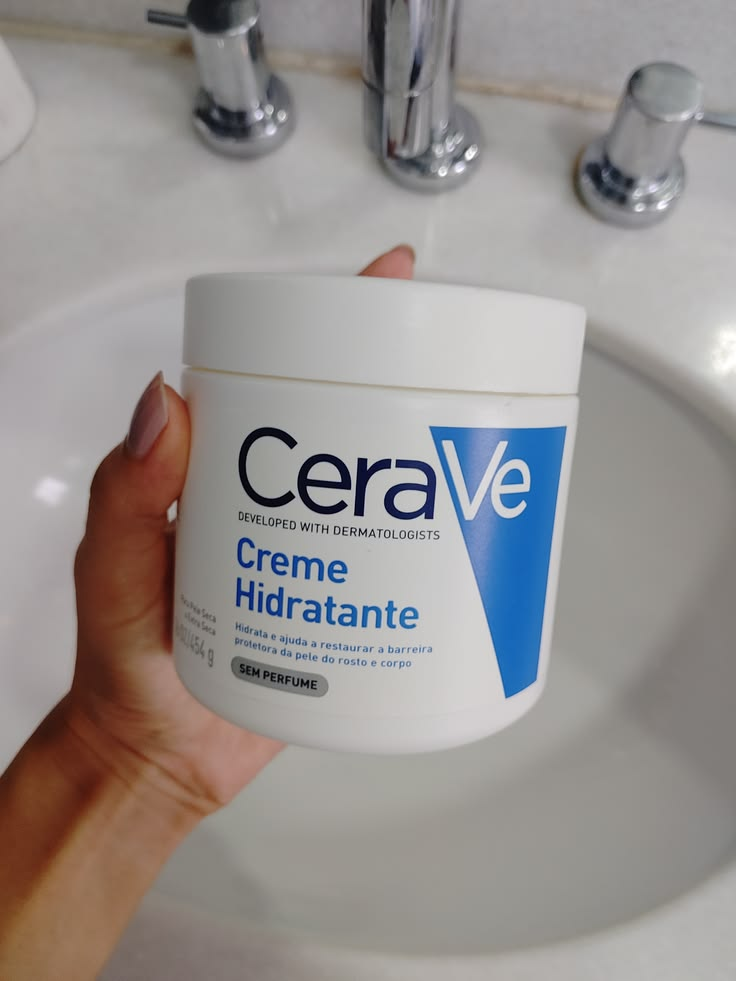 Creme Hidratante Corporal e facial para Pele Seca a Extra Seca Sem Perfume 454g CeraVe