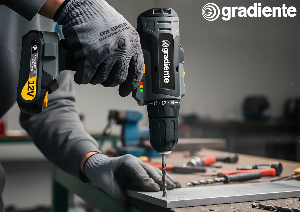 Furadeira Parafusadeira Sem Fio A Bateria 12v Com Maleta