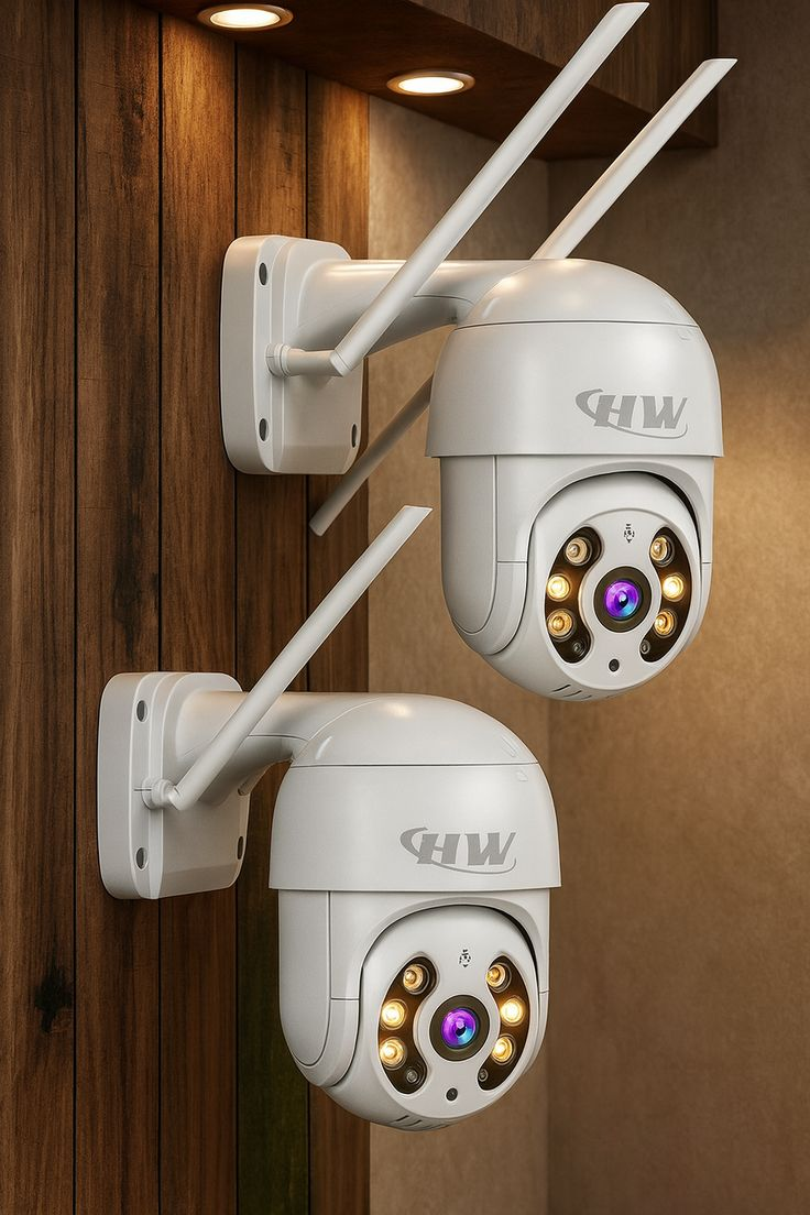 Kit 2 Câmeras Segurança Ip Interna Externa Wifi iCSee Infravermelho Prova D’Água - HW