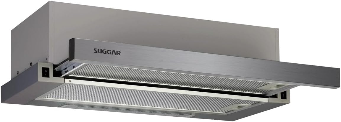 SUGGAR DEPURADOR DE AR SLIM DE EMBUTIR 60CM INOX 220V DE62IX