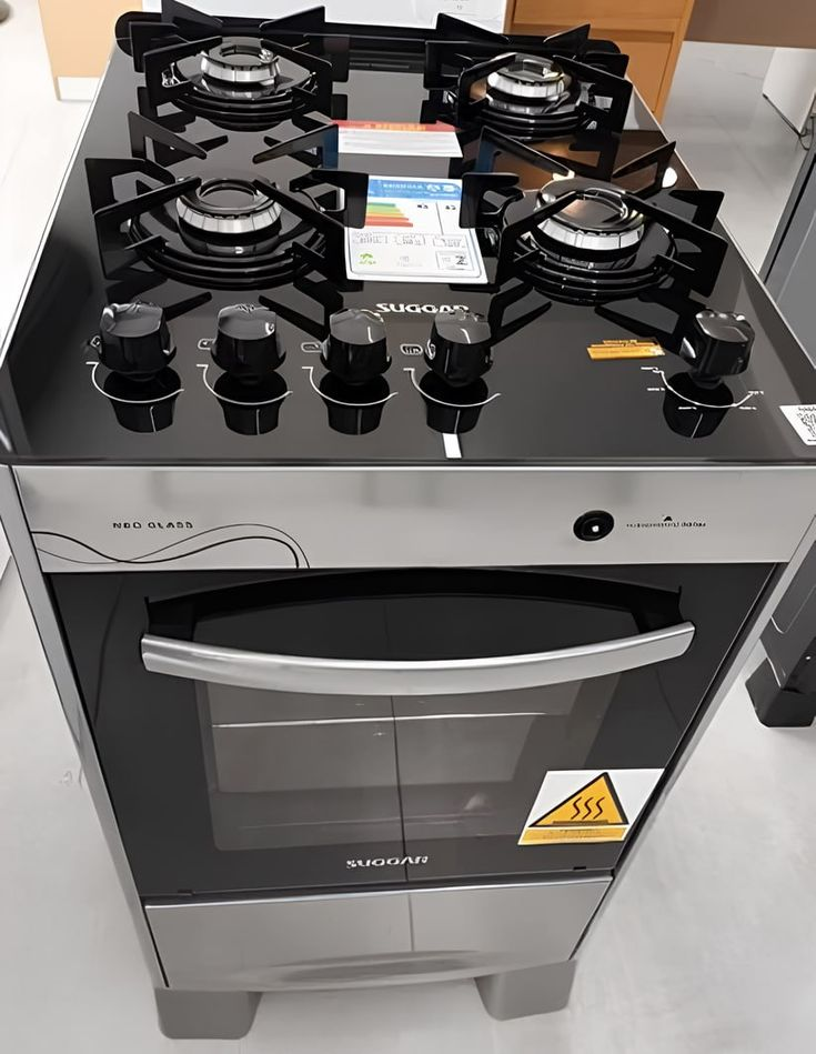 Fogão Suggar Neo Glass 4 Queimadores Prata Bivolt Fgvng410prix - Fogão 4 Bocas - Magazine Promosam