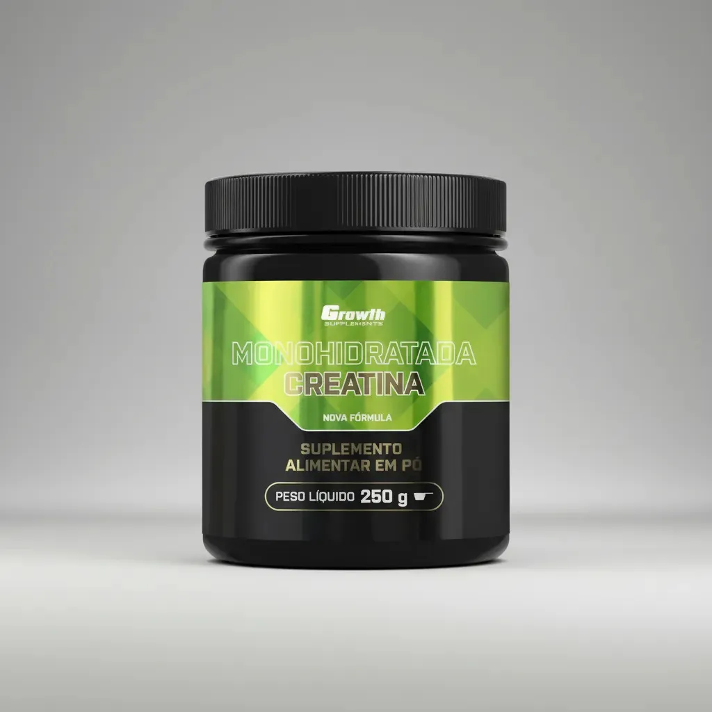 Creatina Monohidratada 250g Growth Supplements - Sem sabor em Pó