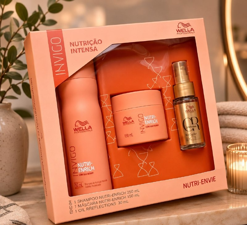 Kit Wella Professionals Invigo Nutri-enrich + Oil Reflection
