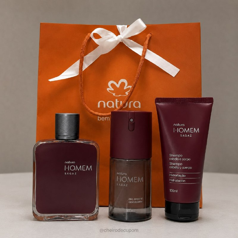 Presente Kit Natura Homem Sagaz Masculino Original
