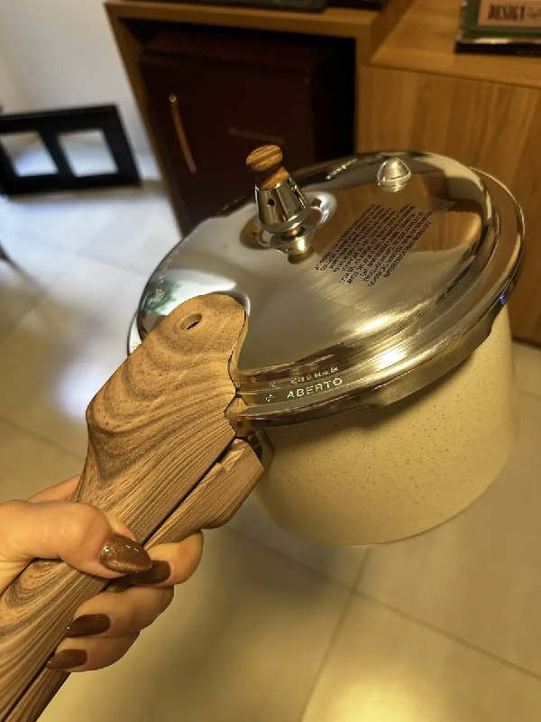 Panela De Pressão Fechamento Externo Presscook Grafito 4,2l - Mimo Style
