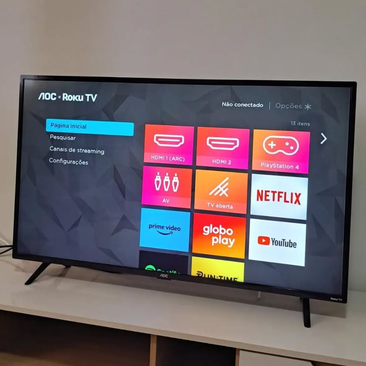 Smart Tv Roku Tv 50 7045 4k Uhd Aoc Bivolt