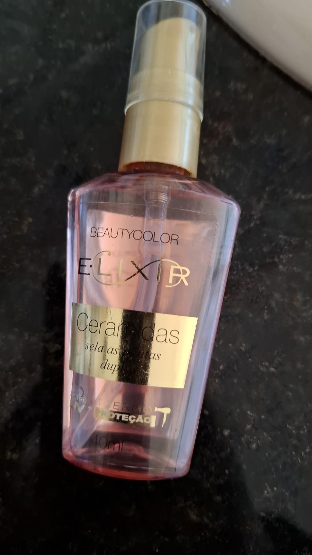 E.lixir Ceramidas - Sela as pontas duplas e Restaura os fios - BEAUTYCOLOR - 40ml