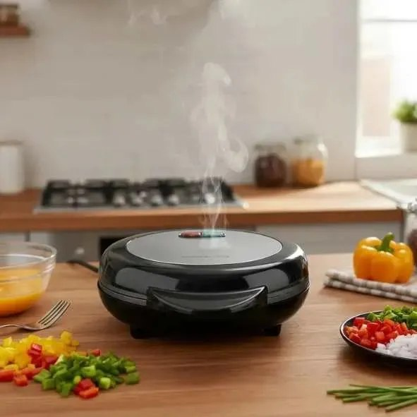 Omeleteira Antiaderente Elétrica Dupla 800w Mr. Cheff 110v