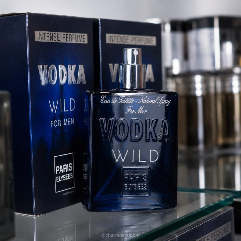 Perfume Vodka Wild Paris Elysees Masculino Intense 100ml