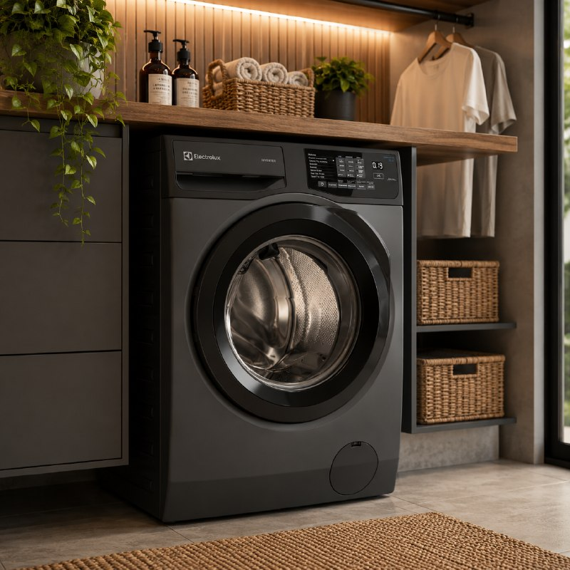 Lavadora de Roupas Automática 12kg LFC12 Electrolux Cinza 127V