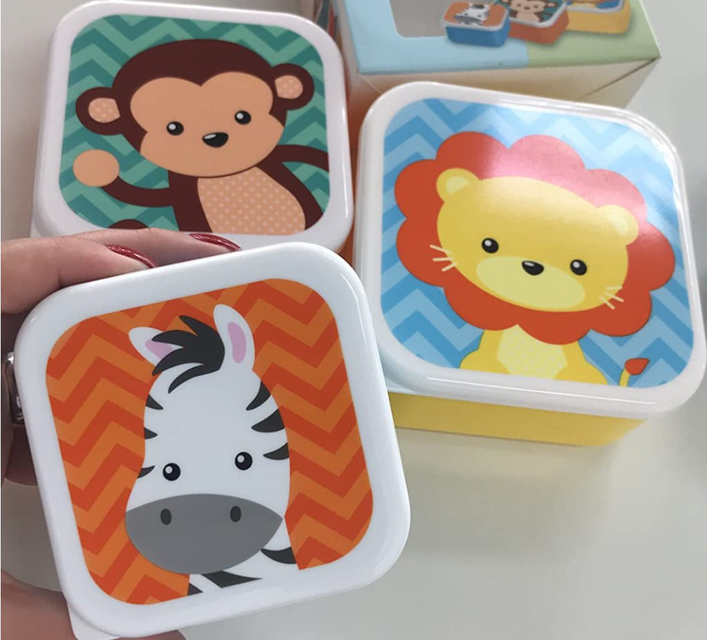 Kit 3 Potinhos Buba Animal Fun