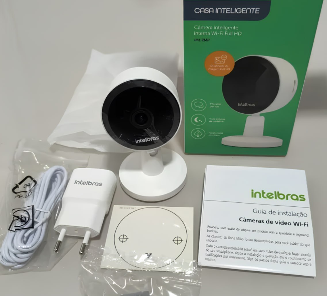 Câmera Intelbras IM1 Full HD 2MP Alerta Movimento Wifi