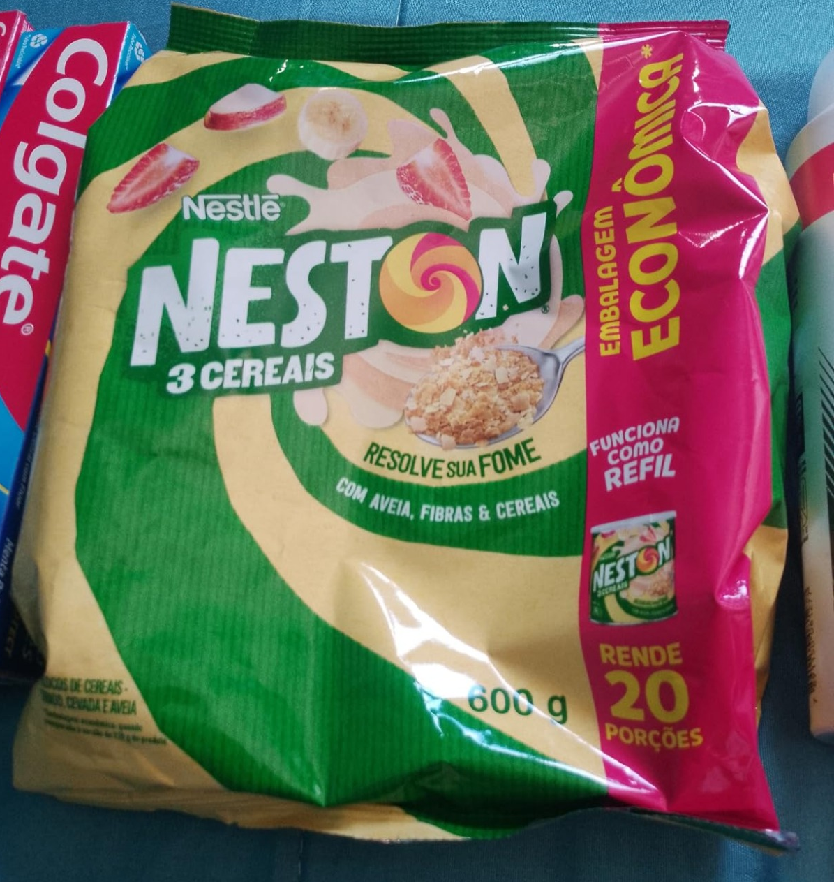 Neston Cereal Infantil 3 Cereais 600G
