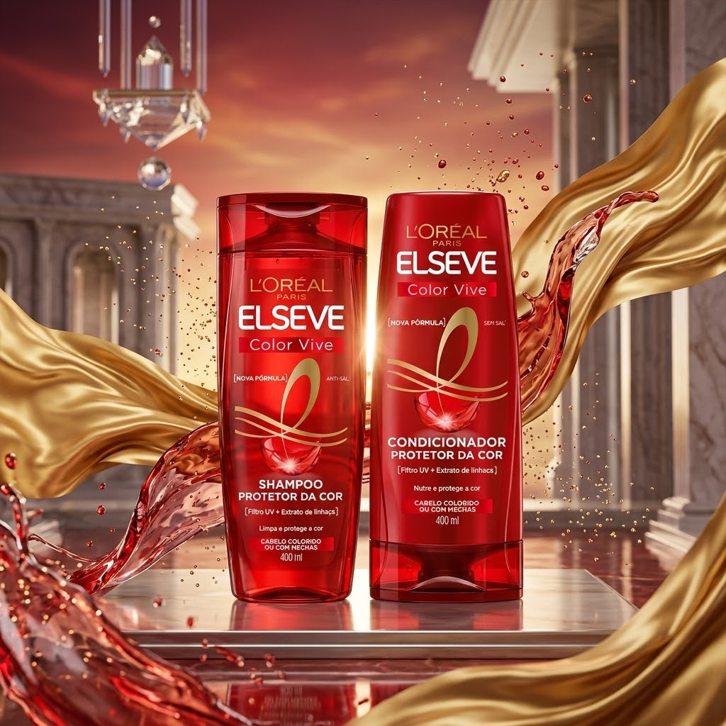 Kit Elseve Colorvive Shampoo + Condicionador 400ml | Shopee Brasil