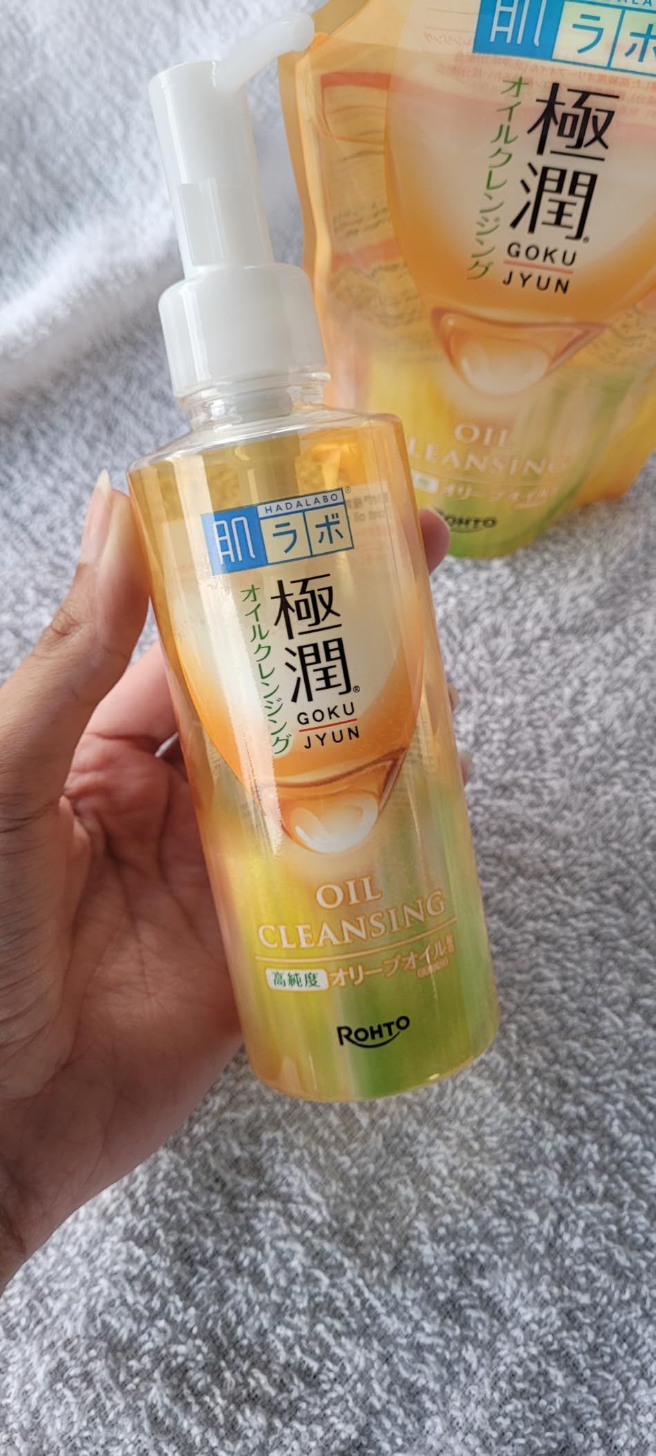 Hada Labo® Gokujyun Oil Cleasing - Óleo de limpeza facial demaquilante com Ácido Hialurônico 200ml