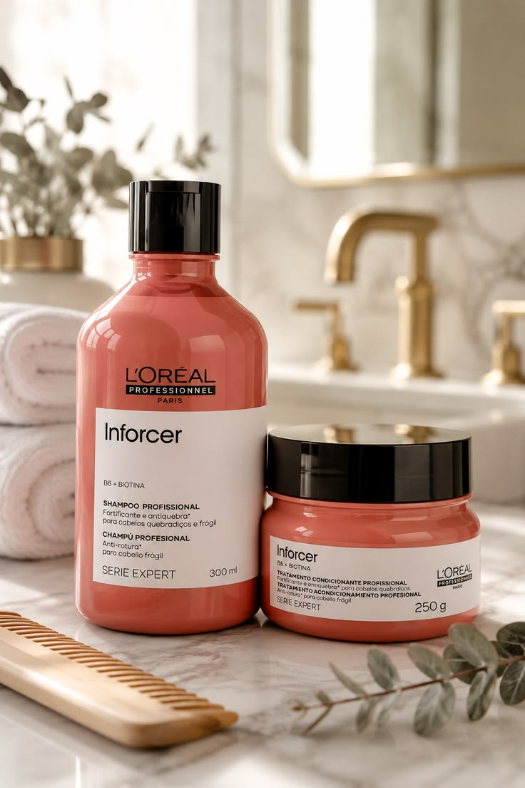 L&quotoréal Professionnel Inforcer Kit Shampoo 300ml e Máscara 250ml
