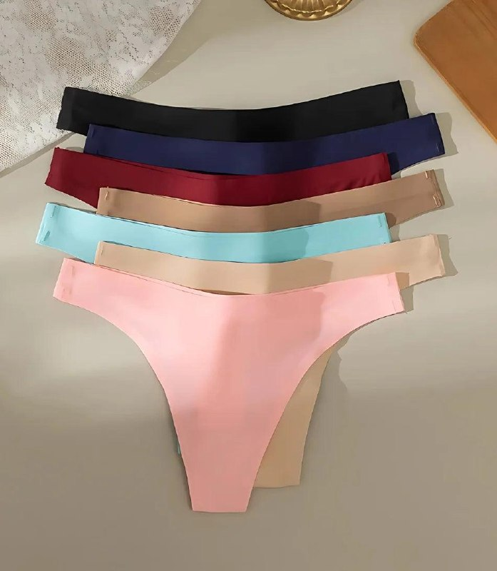 Kit 7 Calcinhas Feminina Fio Sem Costura Não Marca