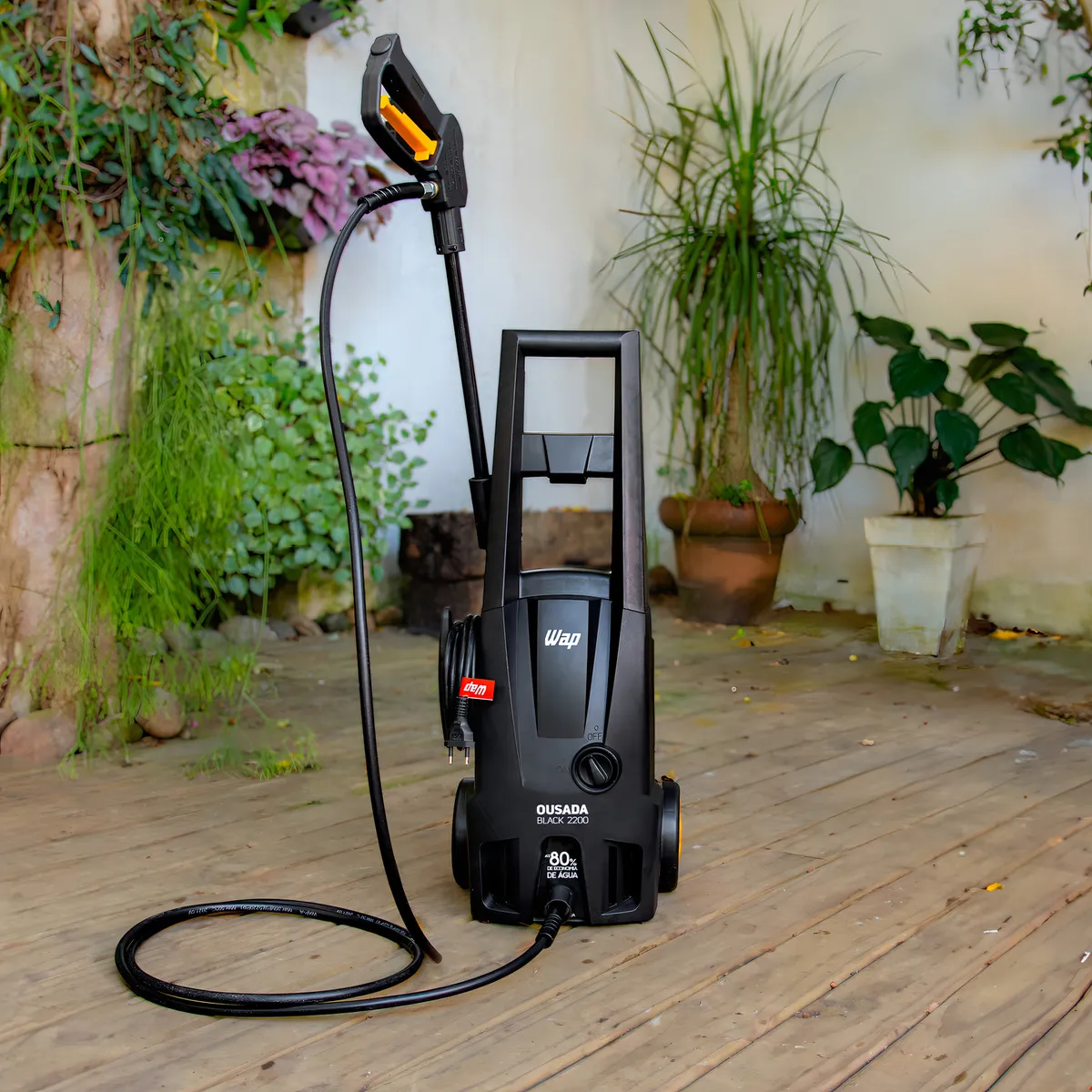 Lavadora De Alta Pressão Wap Ousada Black 2200 Potência de 1500w 1750psi