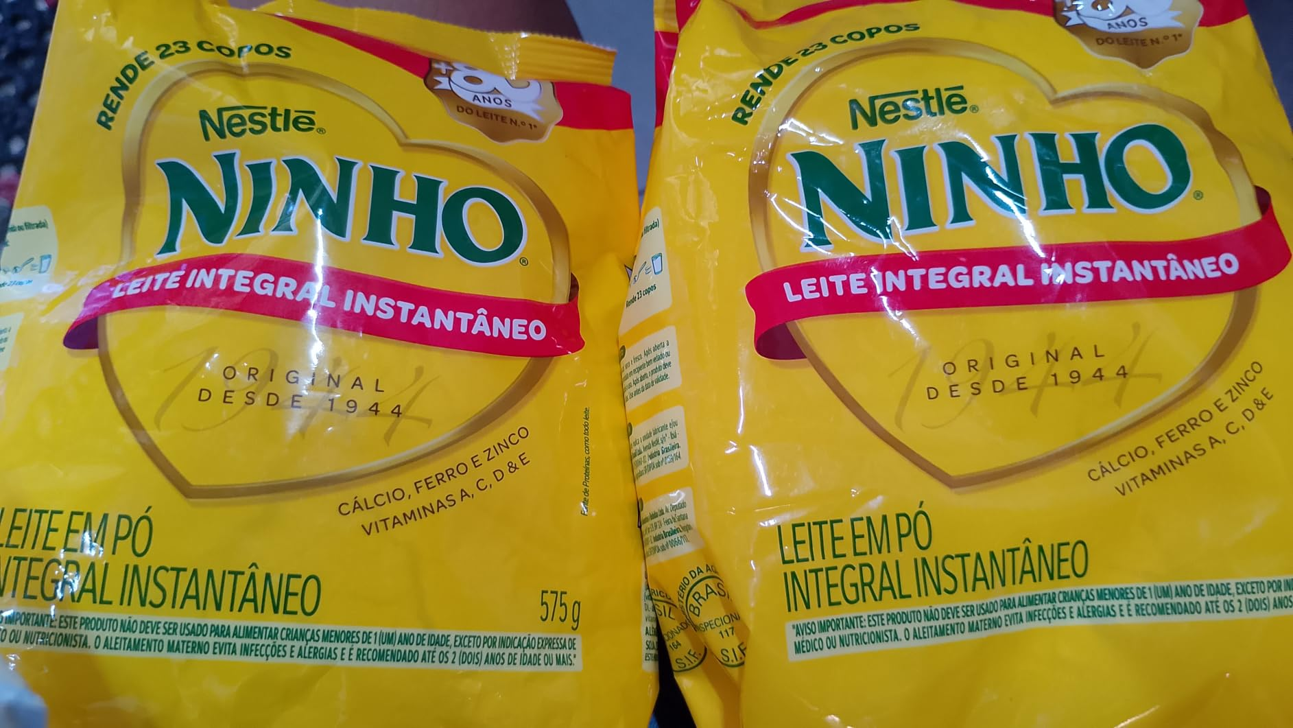 Leite em Pó Ninho Integral Instantâneo Sachê 575g