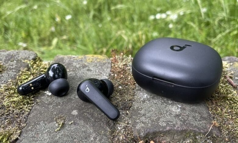 soundcore P20i da Anker, Fone de Ouvido Bluetooth 5.3 Sem Fio, 2 Mics IA | Bass UP, Graves Potentes, Drivers de 10mm, 30H, Resistência à Água TWS, Personalização de Som via App para Academia, IPX5