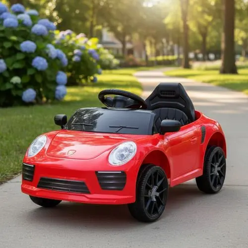Carro Eletrico Infantil Veículo com Luz Música Bateria 12v e Controle Remoto - Brinq Kids - Carro Elétrico Infantil - Magazine Promosam
