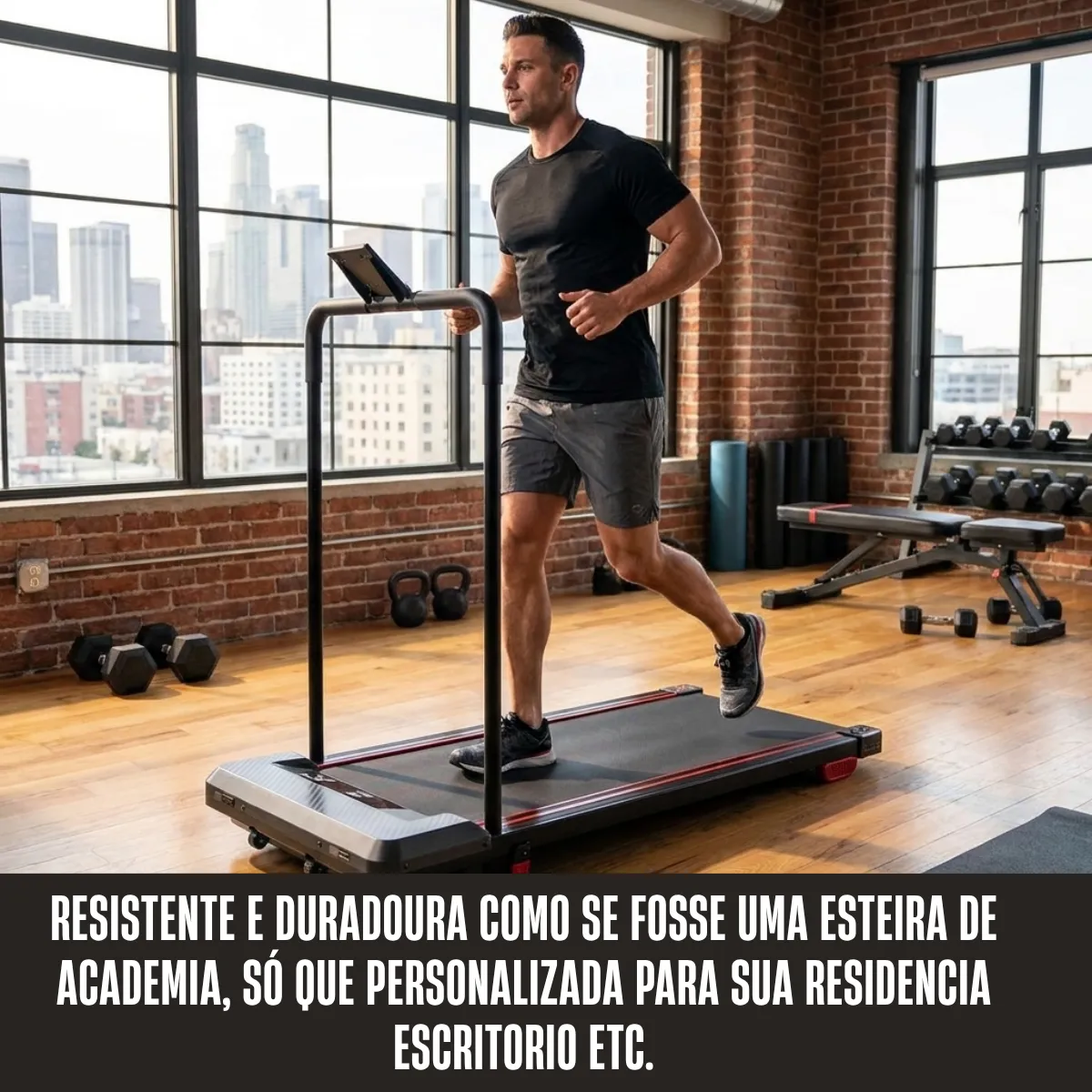 Esteira Ergométrica Elétrica Dobrável Residencial Cardio
